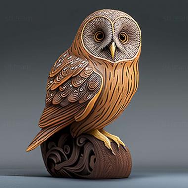 3D model Glaucidium nana (STL)